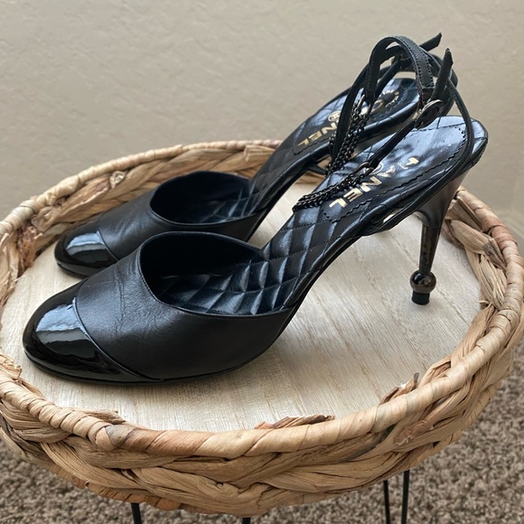 Chanel Vintage Pumps Slingback - Picture 3 of 5